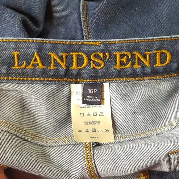 Lands' End Women's Blue Jeans - Picture 6 of 7